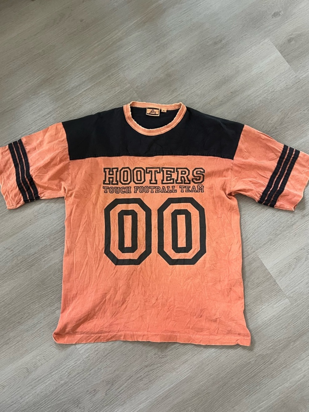 Alternative Apparel Black Tee with Pink Trim